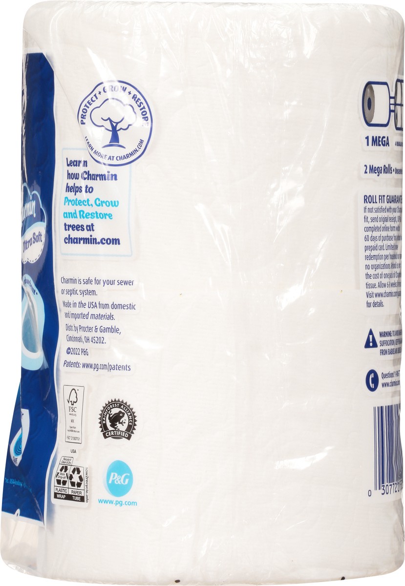 slide 5 of 9, Charmin Ultra Soft 2-Ply Mega Rolls Bathroom Tissue 2 ea, 2 ct
