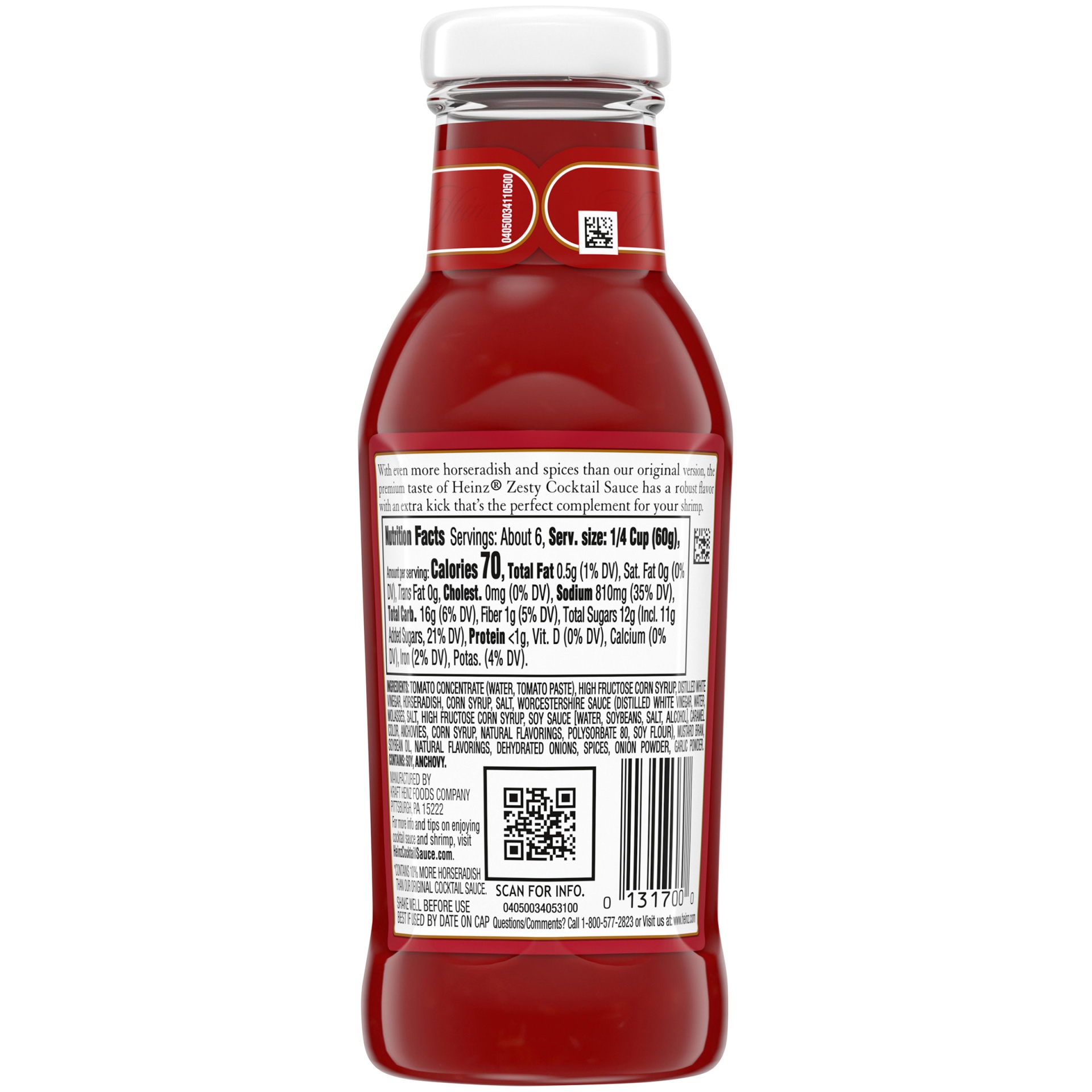 slide 2 of 7, Heinz Zesty Cocktail Sauce Bottle, 12 oz