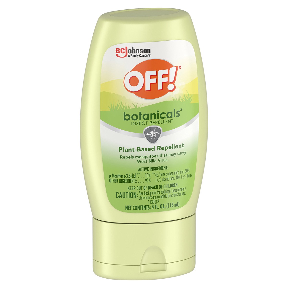 slide 2 of 5, OFF! Botanicals Insect Repellent Lotion with Plant-based Active Ingredient, 4 oz, 4 oz