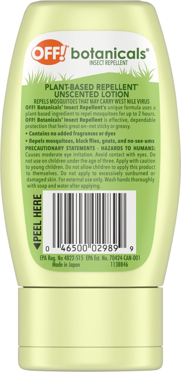 slide 4 of 5, OFF! Botanicals Insect Repellent Lotion with Plant-based Active Ingredient, 4 oz, 4 oz