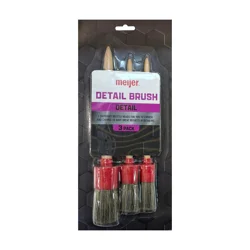 Meijer Detail Brush Set, 3pk