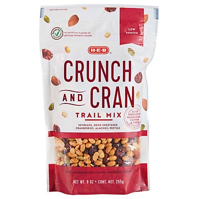 slide 1 of 1, H-E-B Energy Crunch Trail Mix, 9 oz