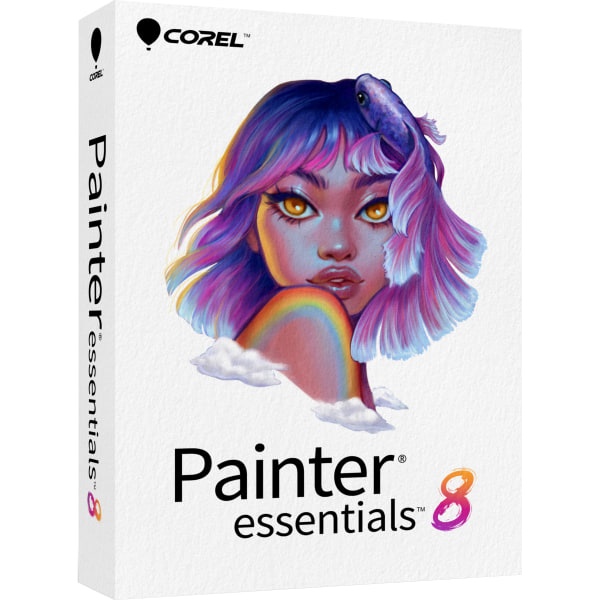 slide 1 of 1, CorelDRAW Painter Essentials 8, For Windows/Mac, Product Key, 1 ct