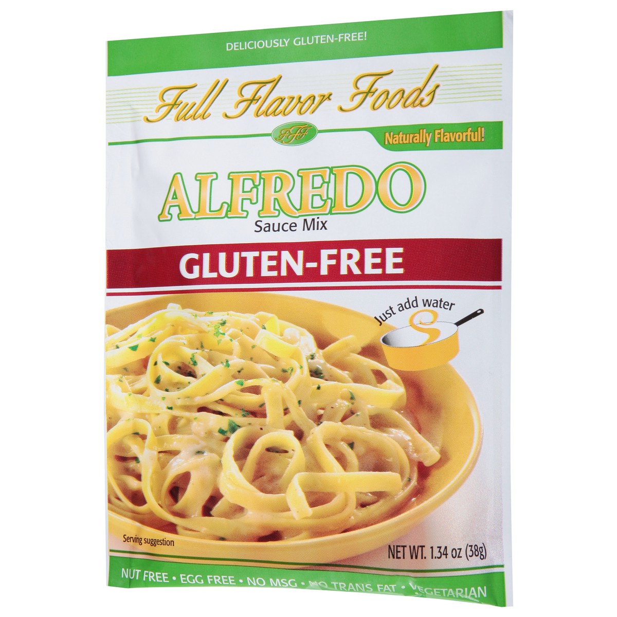 slide 9 of 9, Full Flavor Foods Gluten-Free Alfredo Sauce Mix 1.34 oz, 1.34 oz