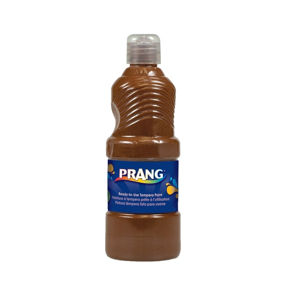 slide 1 of 1, PRANG Liquid Tempera Paint - Brown, 16 oz