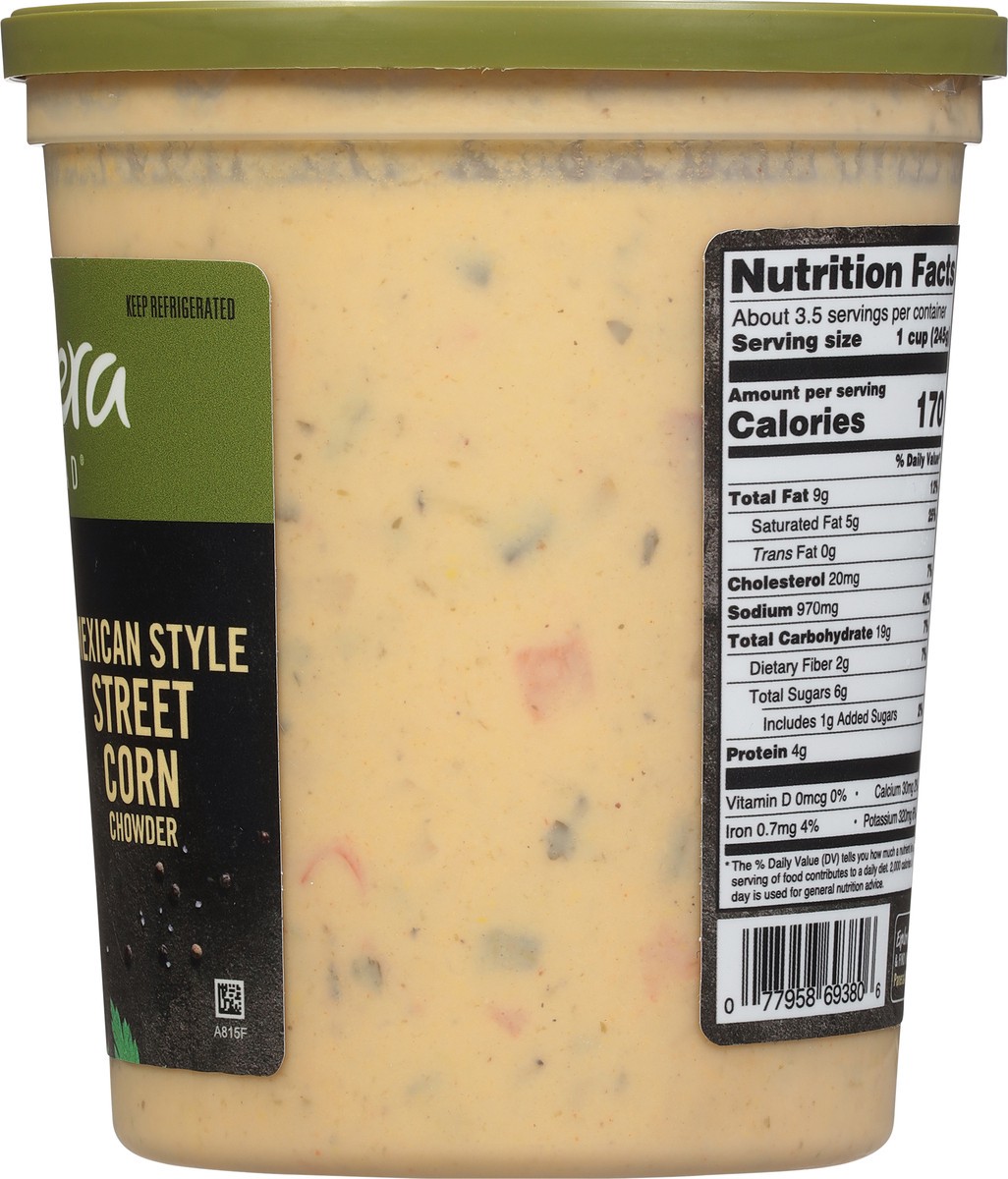 slide 13 of 13, Panera Bread Mexican Style Street Corn Chowder, 32 OZ Soup Cup (Gluten Free), 32 oz