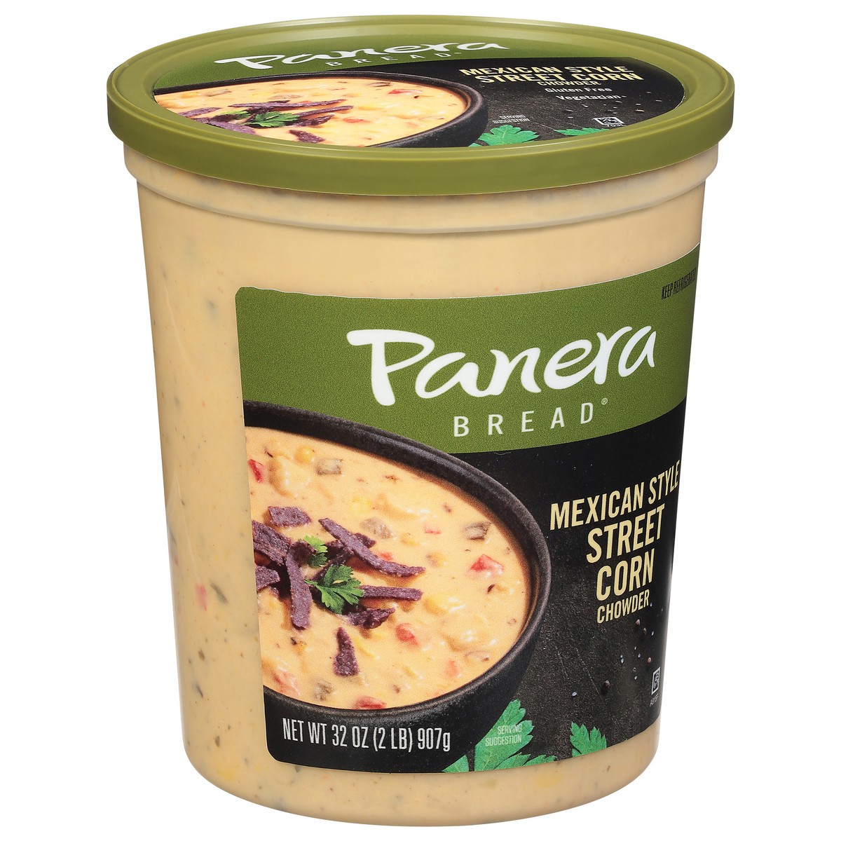 slide 8 of 13, Panera Bread Mexican Style Street Corn Chowder, 32 OZ Soup Cup (Gluten Free), 32 oz