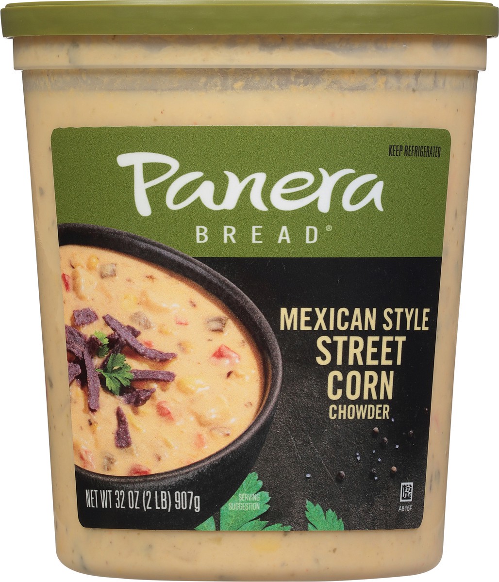 slide 12 of 13, Panera Bread Mexican Style Street Corn Chowder, 32 OZ Soup Cup (Gluten Free), 32 oz