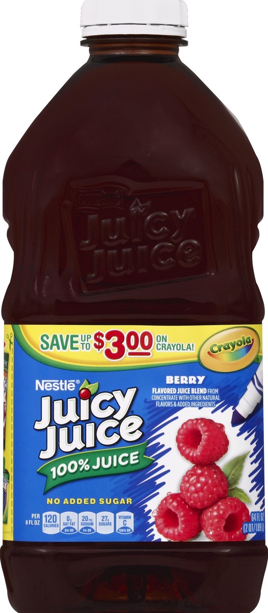 slide 3 of 4, Juicy Juice 100% Juice, Berry - 64 oz, 64 oz