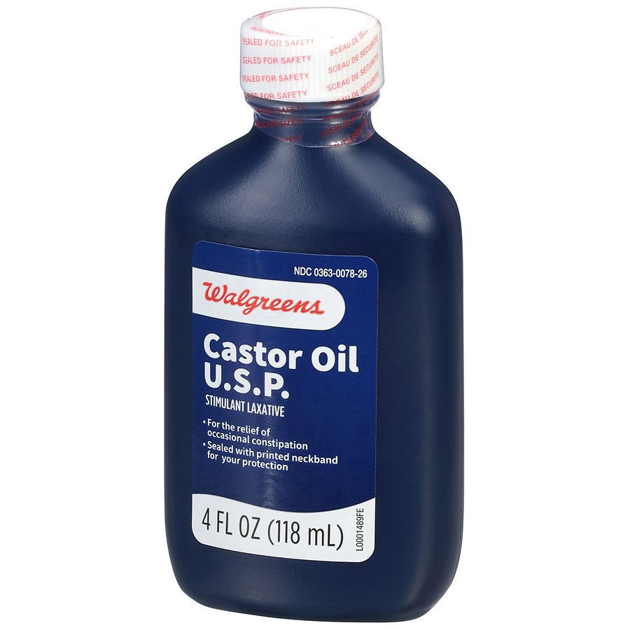 slide 4 of 5, Walgreens Castor Oil Usp Stimulant Laxative, 4 fl oz