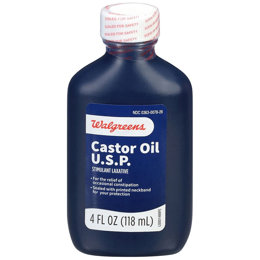 slide 1 of 5, Walgreens Castor Oil Usp Stimulant Laxative, 4 fl oz