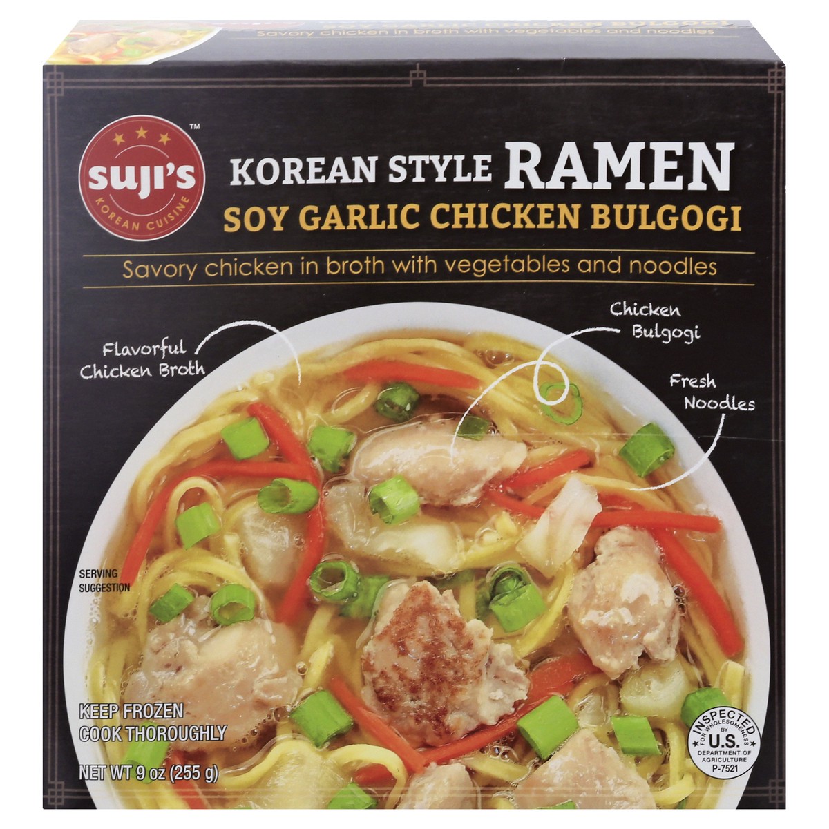 slide 1 of 12, Suji's Korean Cuisine Ramen 9 oz, 9 oz