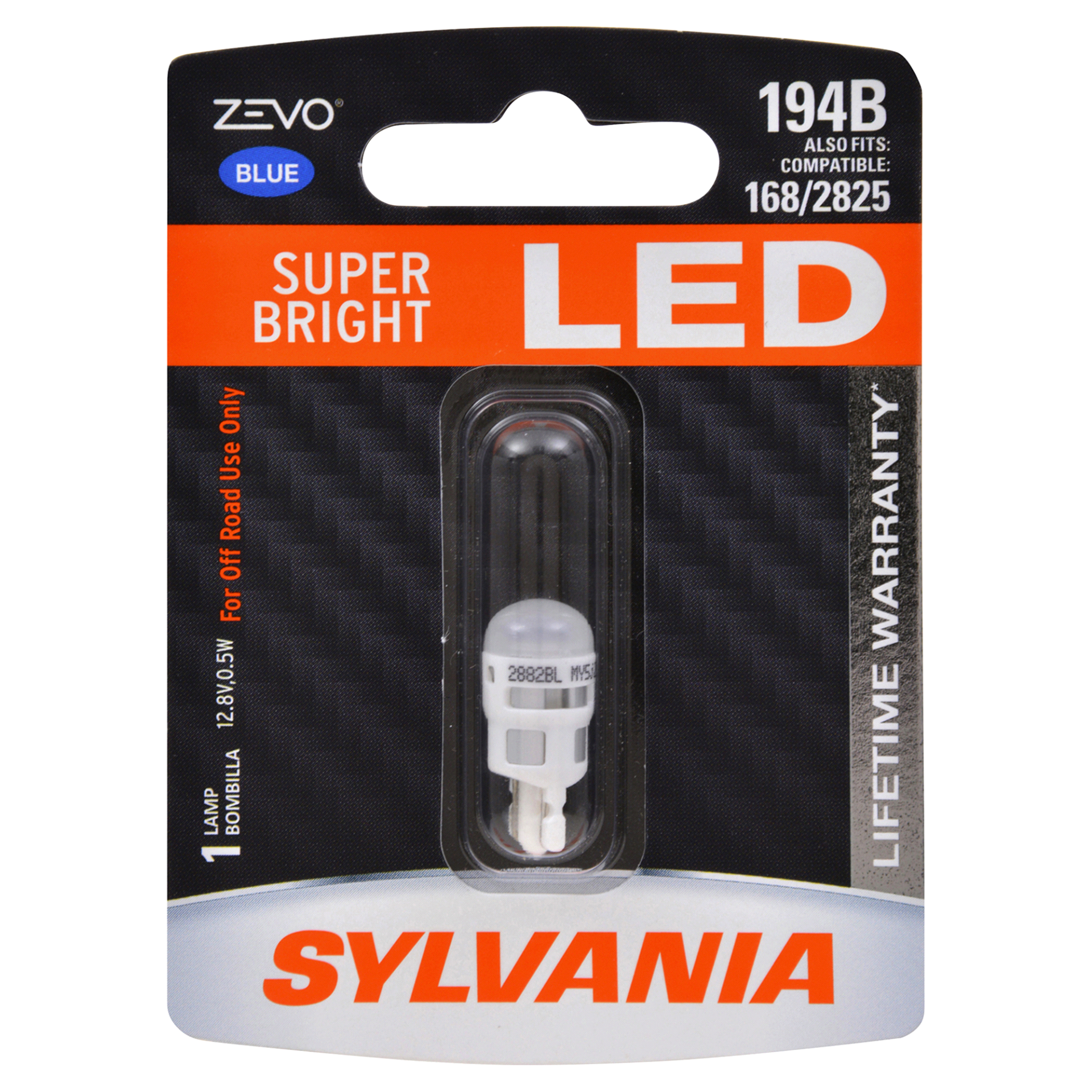 slide 1 of 6, Sylvania 194B ZEVO LED, 1 ct