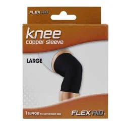 Flex Aid Knee Copper Sleeve - Large