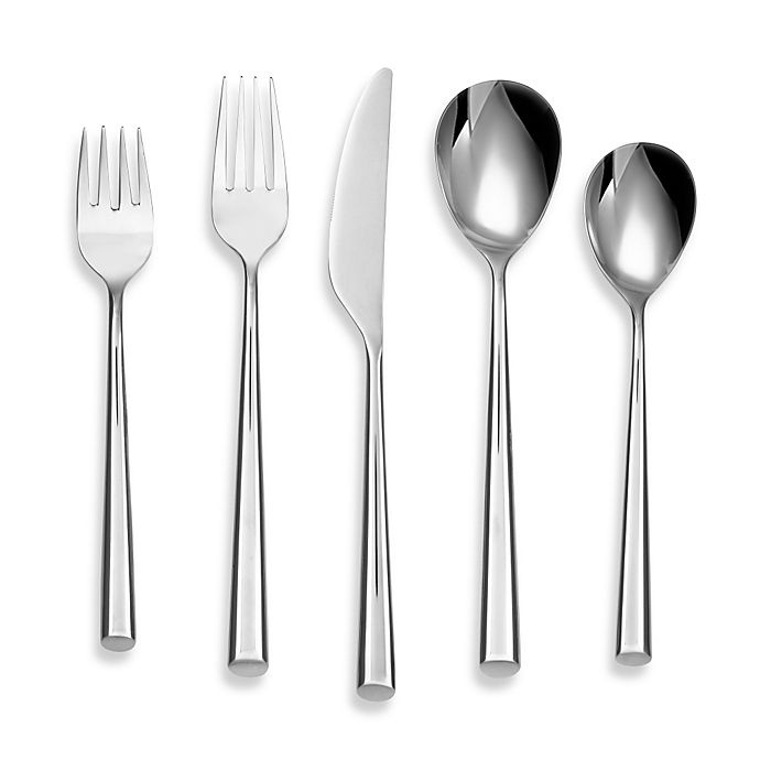 slide 1 of 1, Cambridge Silversmiths Austin Mirror Flatware Set, 20 ct