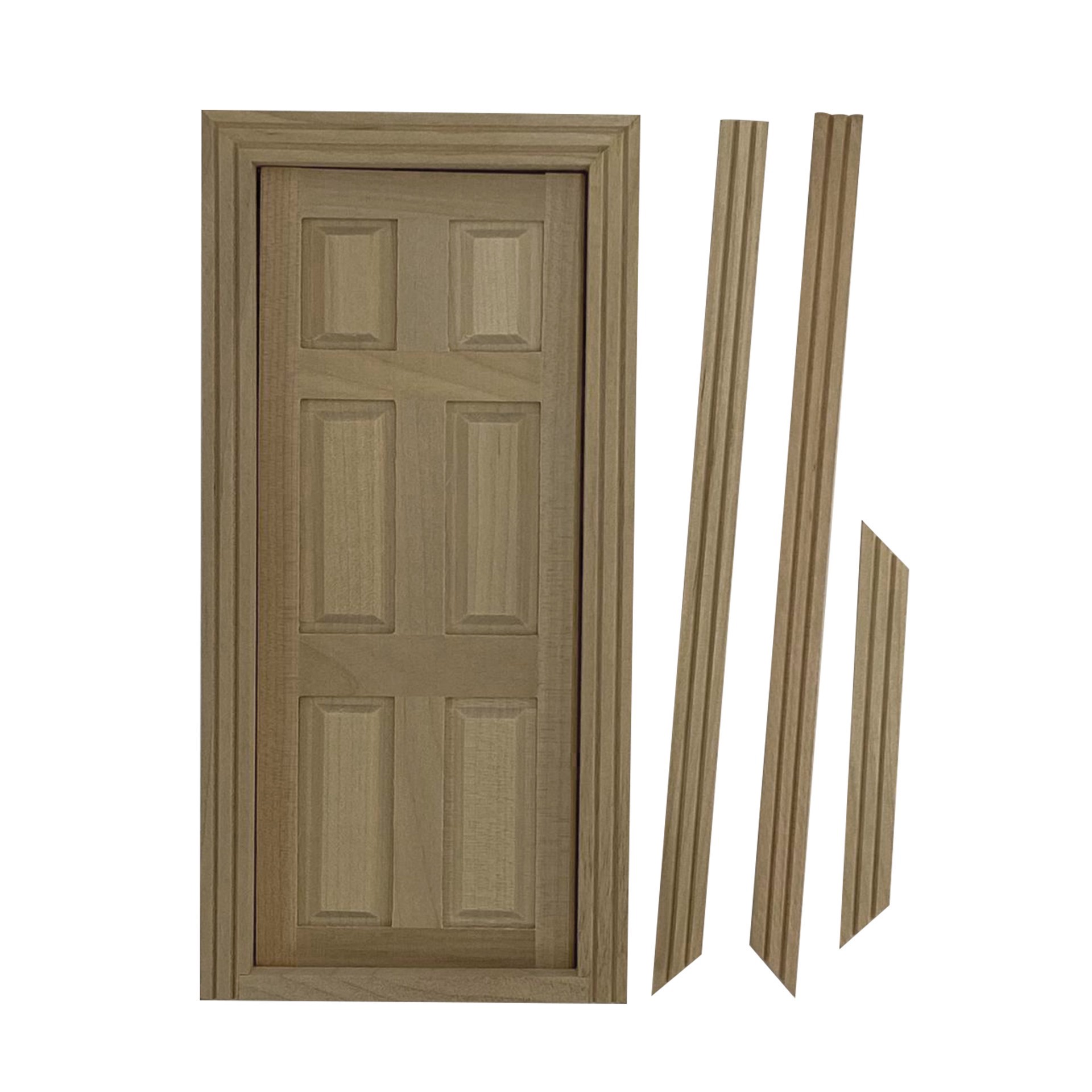 slide 3 of 3, Miniature Door By Make Market, 7.3 in x 3.5 in x 0.4 in