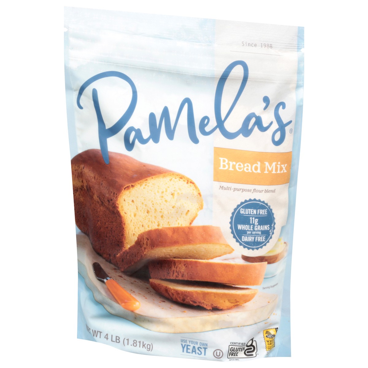 slide 3 of 9, Pamela's Bread Mix 4 lb, 4 lb