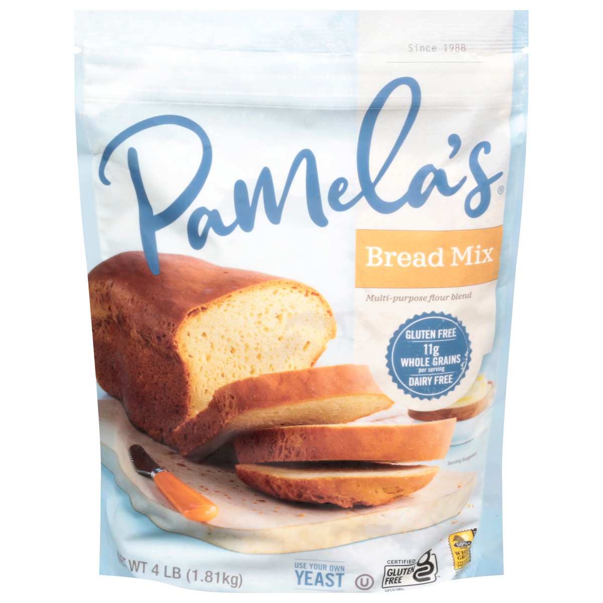slide 1 of 9, Pamela's Bread Mix 4 lb, 4 lb