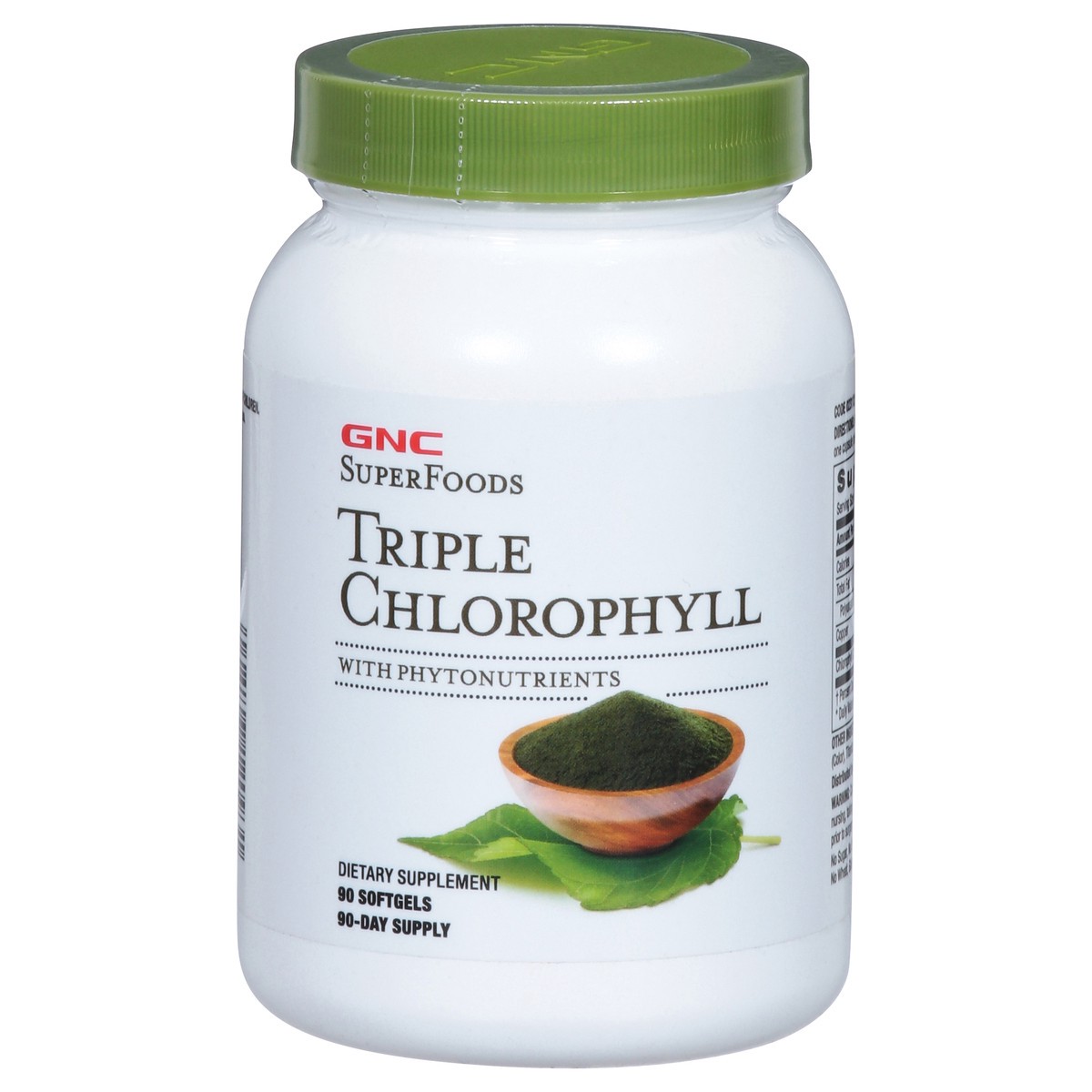 slide 2 of 14, GNC SuperFoods Softgels Triple Chlorophyll with Phytonutrients 90 Softgels, 90 ct