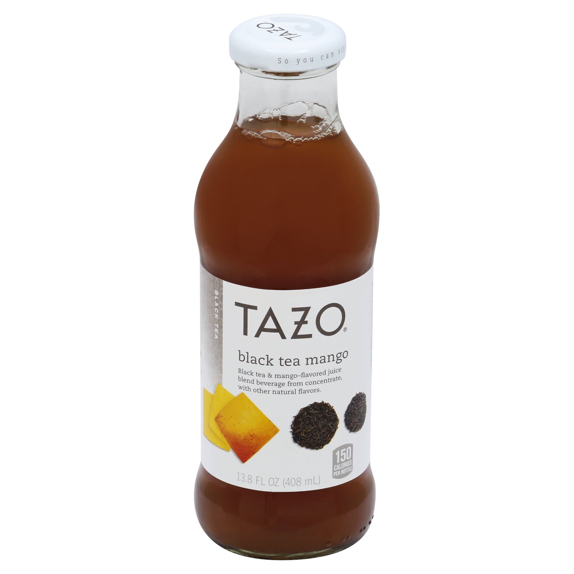 slide 1 of 1, Tazo Black Tea Mango, 13.8 fl oz