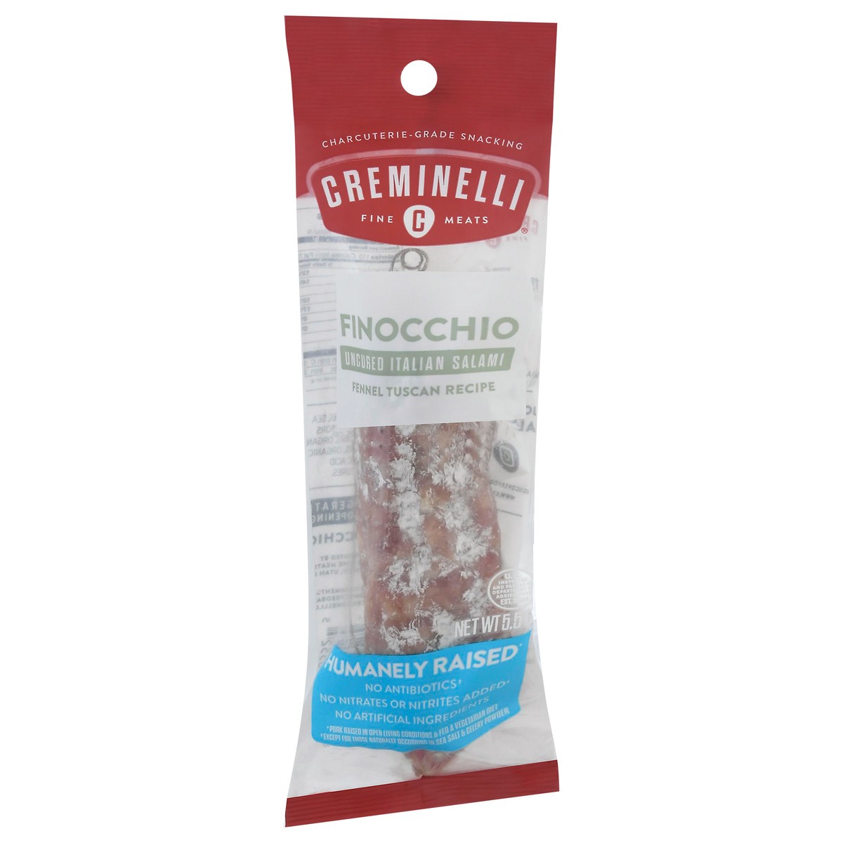 slide 2 of 9, Creminelli Fine Meats Finocchio Salami 5.5 oz, 5.5 oz