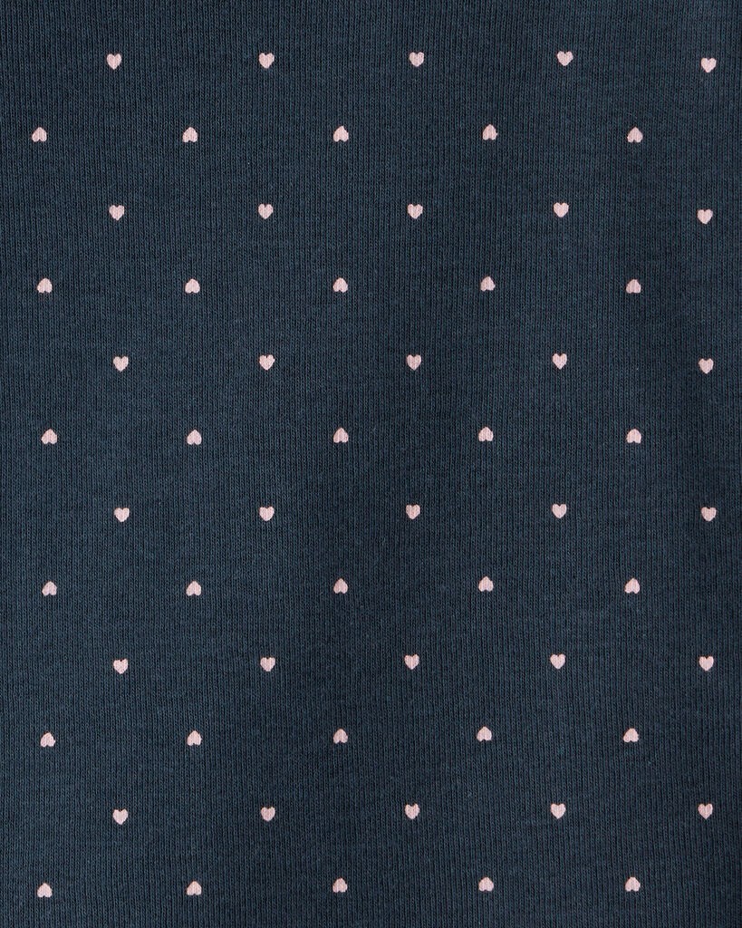 slide 3 of 5, Carter's Baby Girl 4-Pack Unicorn, Heart, Star Print Long-Sleeve Multipack Bodysuits - Navy Blue/White Multi 9M, 1 ct