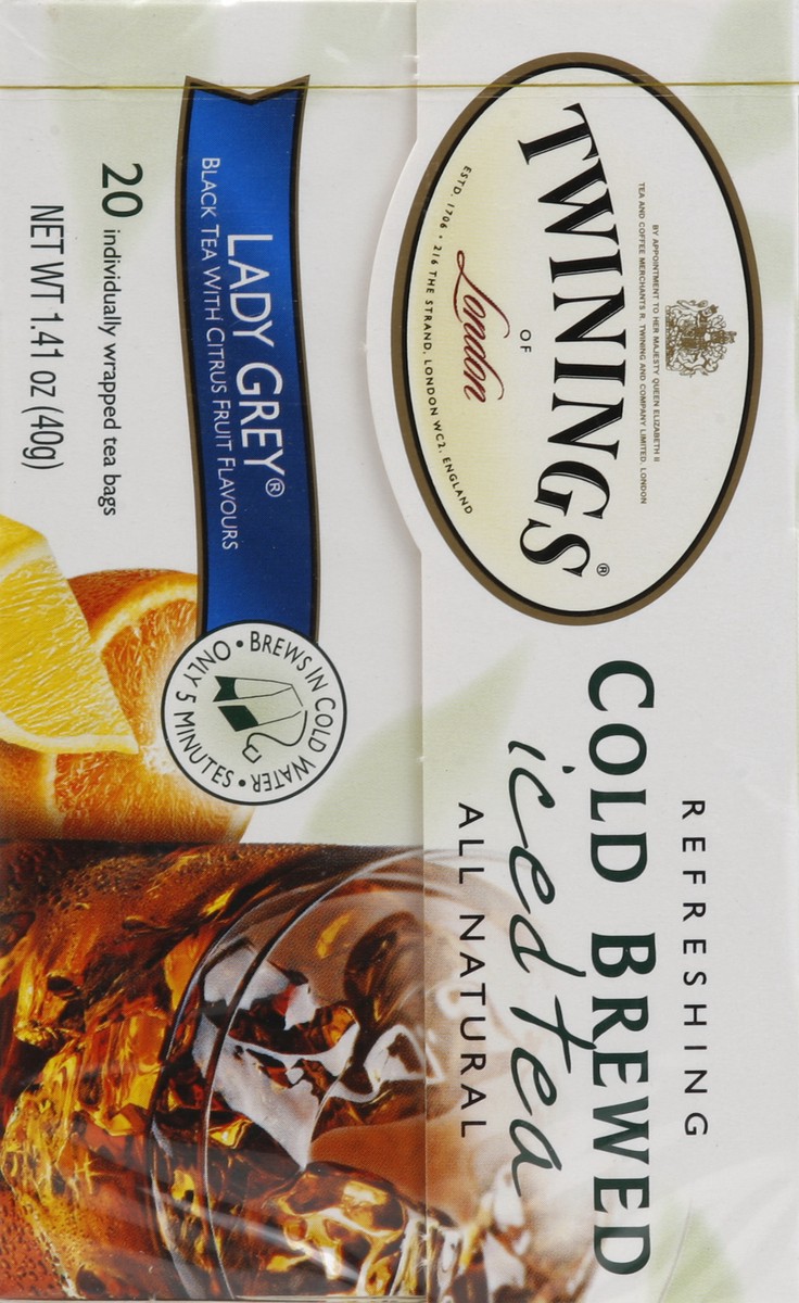 slide 3 of 5, Twinings Refreshing Cold Brewed Citrus Twist Iced Tea - 20 ct; 1.41 oz, 20 ct; 1.41 oz