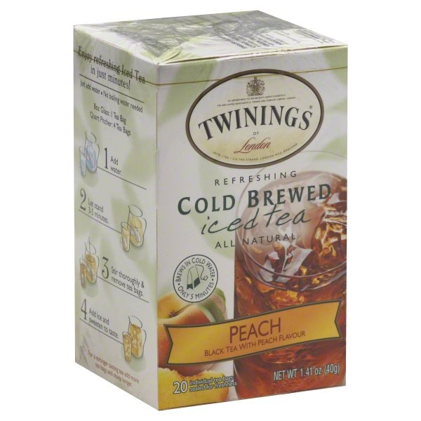 slide 1 of 5, Twinings Refreshing Cold Brewed Citrus Twist Iced Tea - 20 ct; 1.41 oz, 20 ct; 1.41 oz