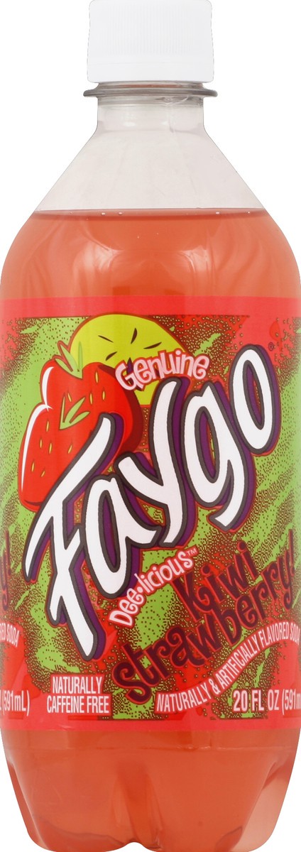 slide 4 of 4, Faygo Soda, Kiwi Strawberry, 20 oz