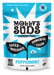 Molly's Suds Peppermint Laundry Pods - 60 ct