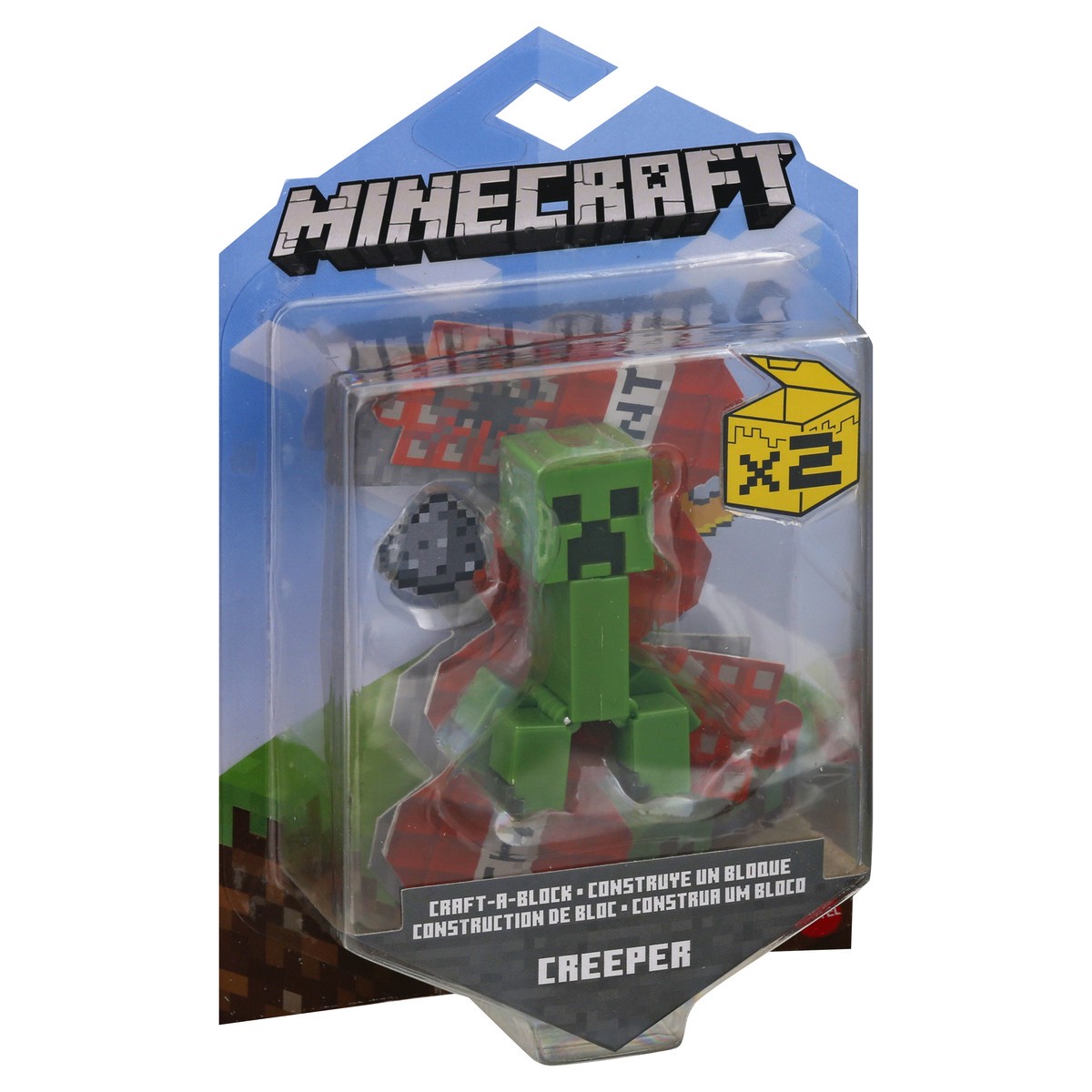 slide 9 of 10, Minecraft Creeper Craft-a-Block 1 ea, 1 ct