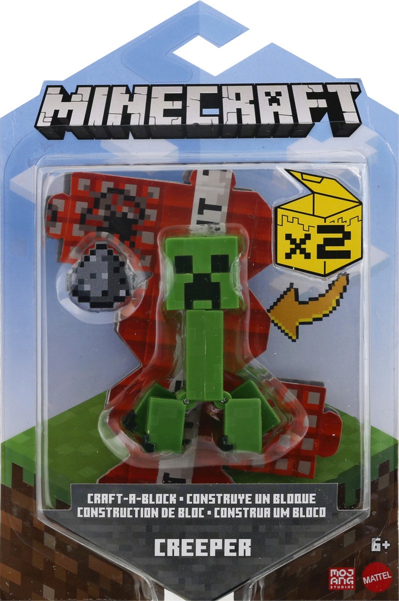 slide 7 of 10, Minecraft Creeper Craft-a-Block 1 ea, 1 ct