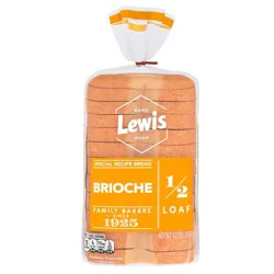 Lewis Bake Shop Lbs Half Loaf Brioche Bread