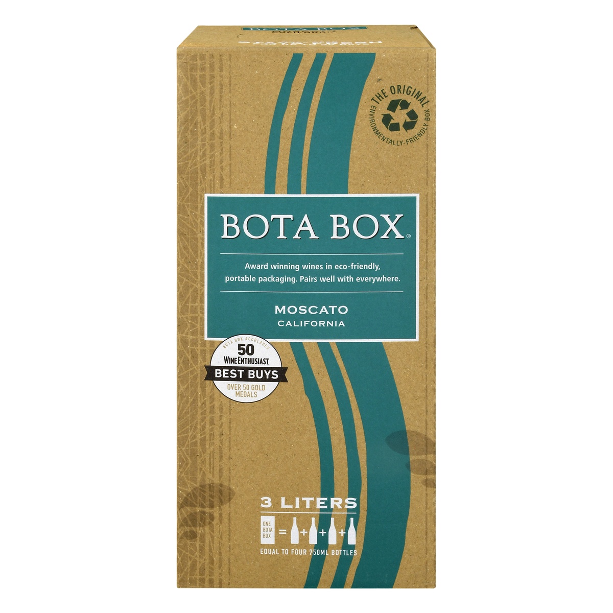 slide 1 of 8, Bota Box Moscato Wine, 3 liter