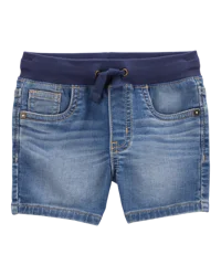 Oshkosh Baby Pull-On Denim Short Blue Wash 18M