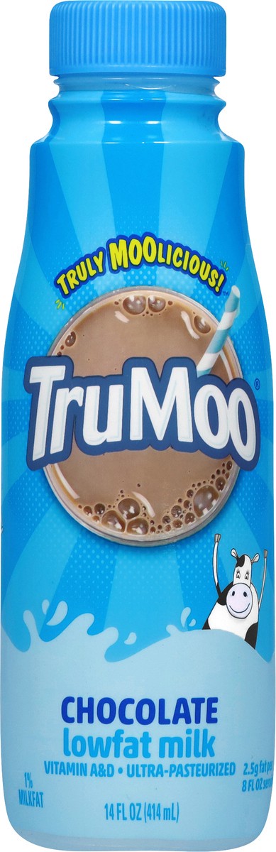slide 4 of 7, TruMoo Fat Free Chocolate Milk, 12 fl oz