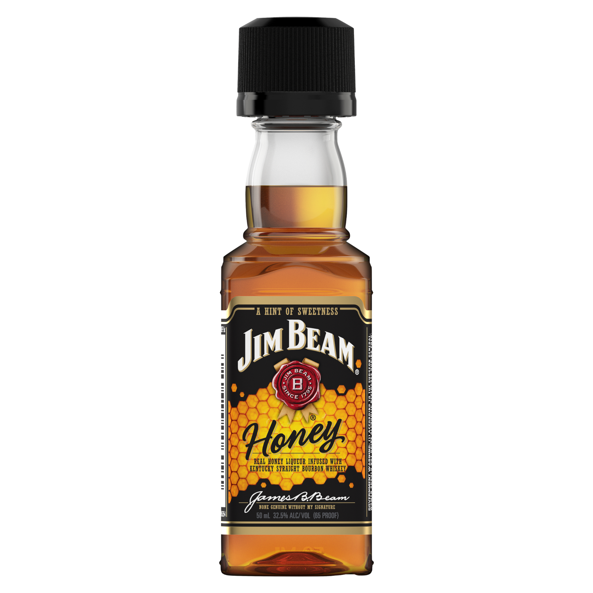 slide 2 of 4, Jim Beam Honey Liqueur with Kentucky Straight Bourbon Whiskey 50 ml, 50 ml