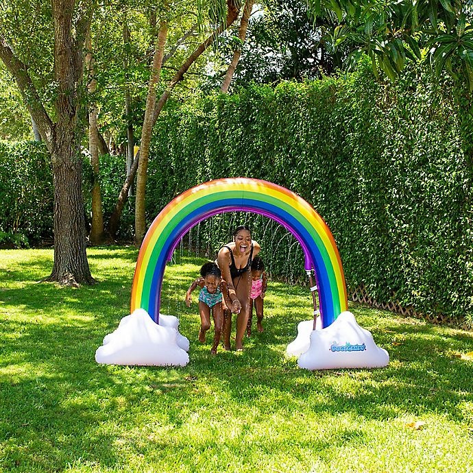 slide 1 of 4, PoolCandy Adult Giant Rainbow Sprinkler, 1 ct