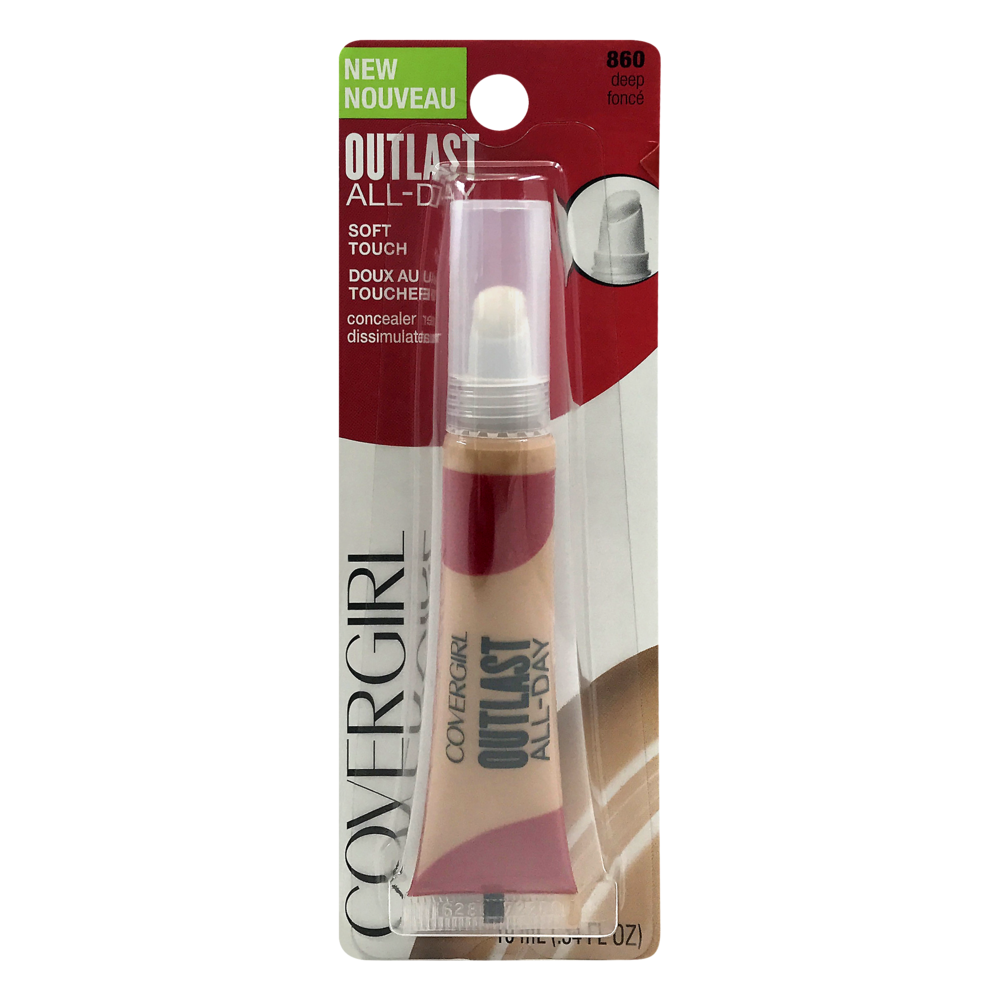 slide 1 of 1, Covergirl Outlast All-Day Soft Touch Concealer, Deep, 33 oz