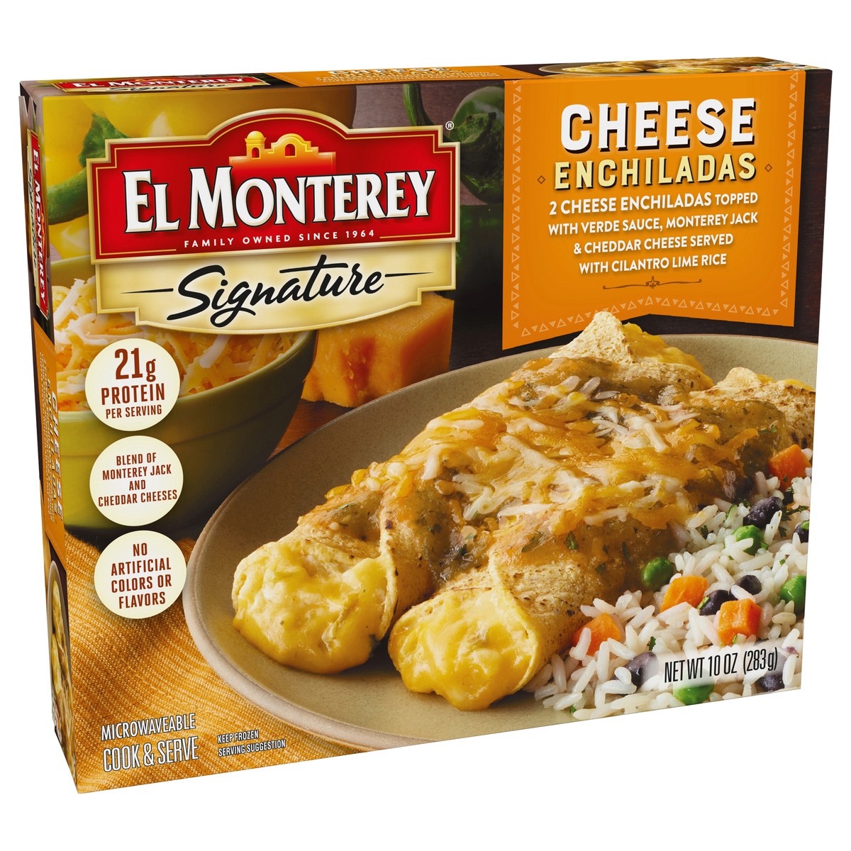 slide 4 of 9, El Monterey Signature Cheese Enchiladas, 10 oz