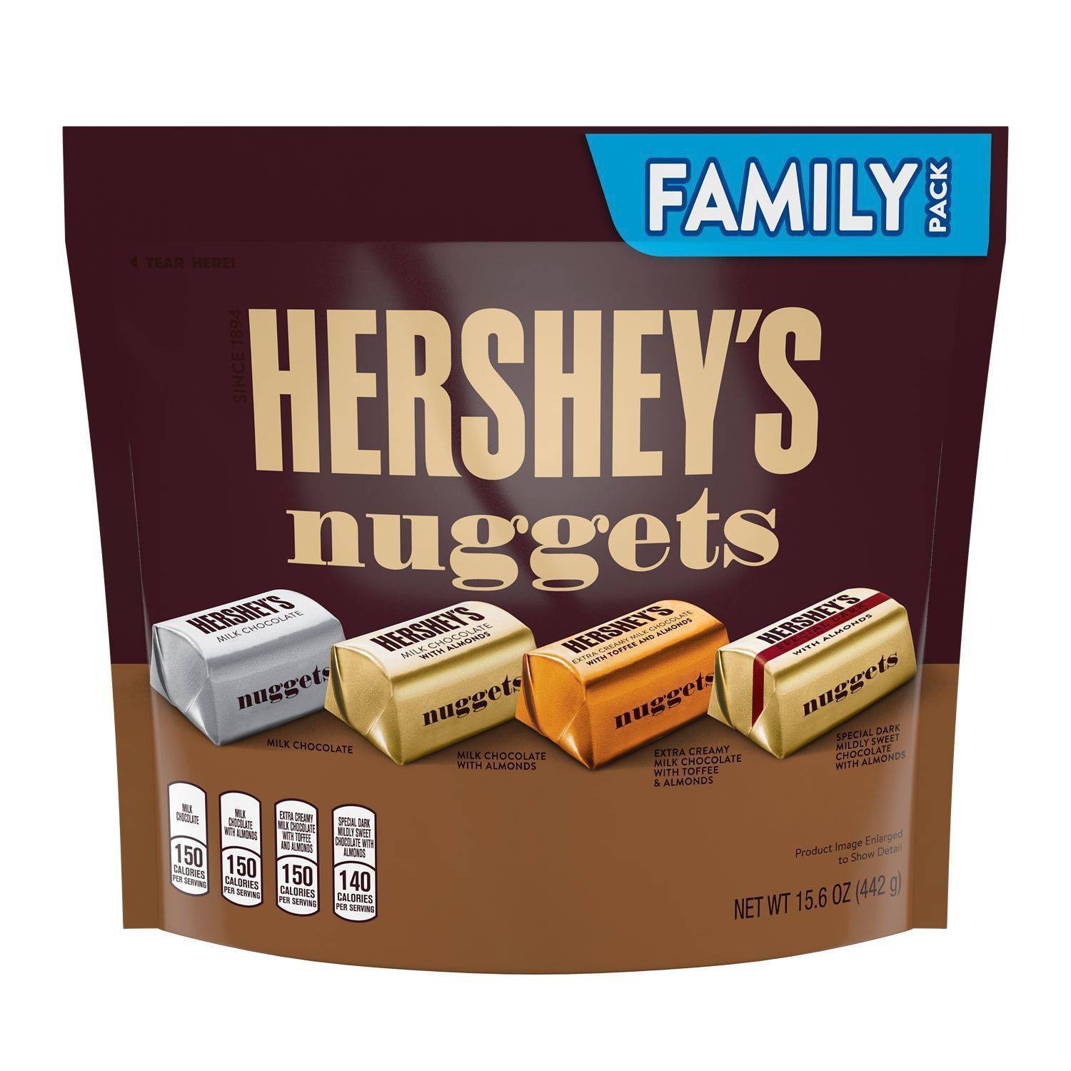 slide 1 of 1, Hershey's Nuggets Assorted Chocolates, 15.6 oz
