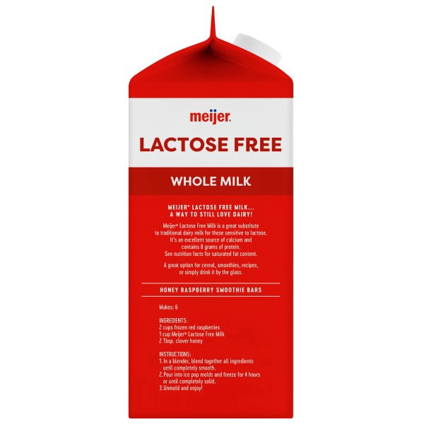 slide 4 of 13, Meijer Lactose Free Whole Milk, 1/2 gal