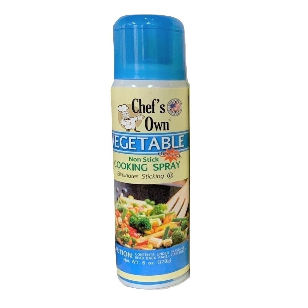 slide 1 of 1, Chef's Own Original Vegetable Oil Cooking Spray, 6 oz