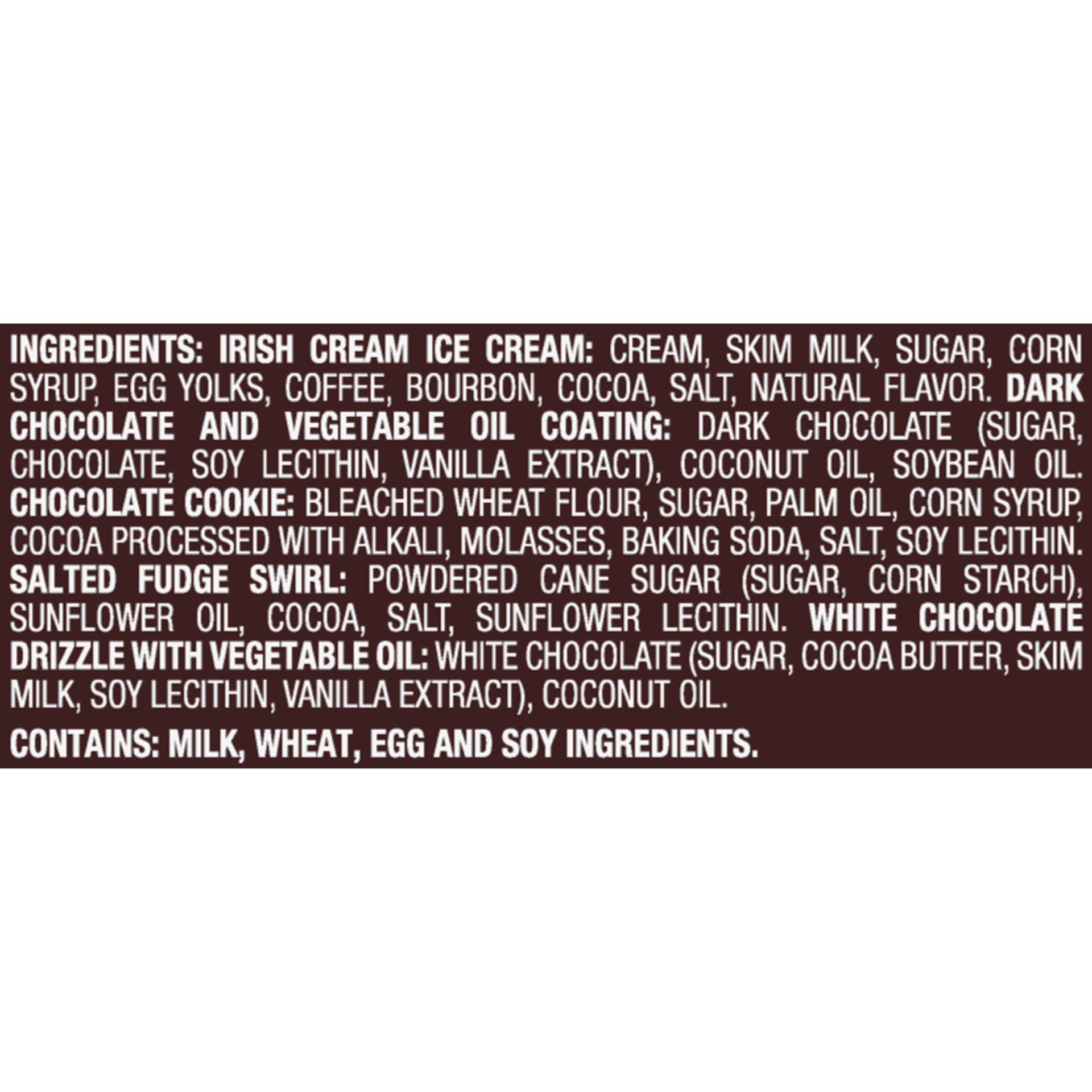 slide 6 of 6, Häagen-Dazs Spirits Irish Cream Ice Cream Cookie Squares 3 Count, 9 fl oz