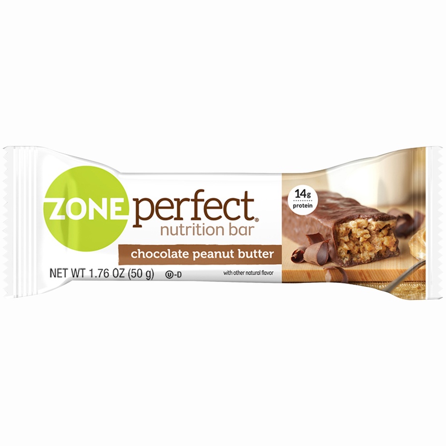 slide 1 of 1, Zone Perfect Chocolate Caramel Cluster Bar, 1.76 oz