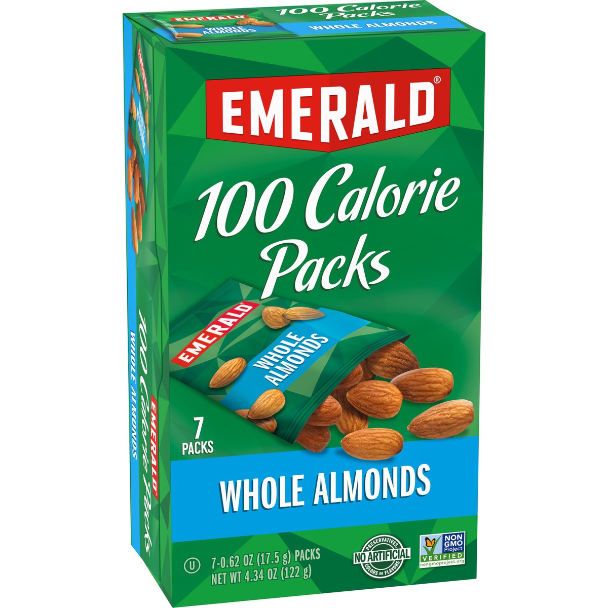 slide 2 of 11, Emerald Natural Almonds 100 Calorie Packs, 7 ct