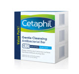 slide 1 of 1, Cetaphil Gentle Cleansing Antibacterial Bars, 3 ct