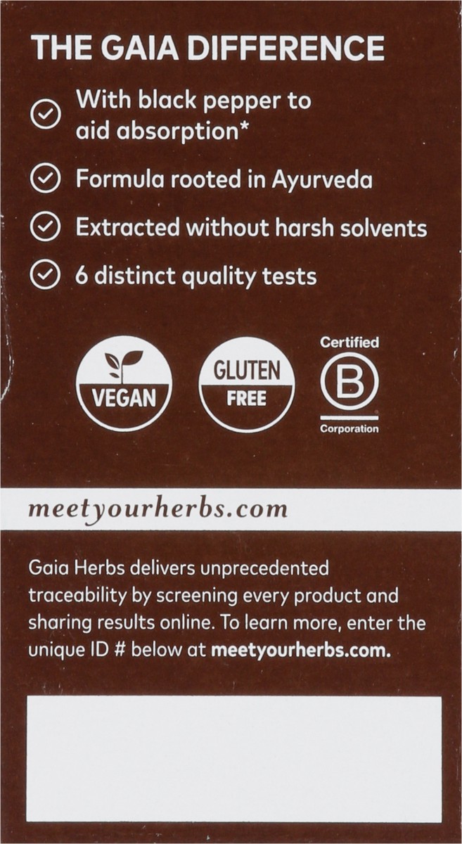 slide 2 of 9, Gaia Herbs Turmeric Supreme Extra Strength Vegan Liquid Phyto-Caps 30 ea, 60 ct