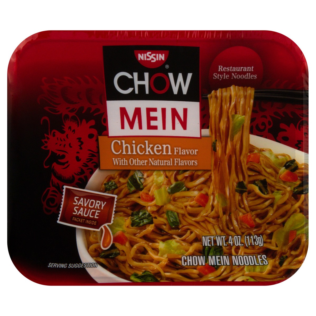 slide 1 of 8, Chow Mein Chicken Flavor Chow Mein Noodles 4.0 oz, 4 oz