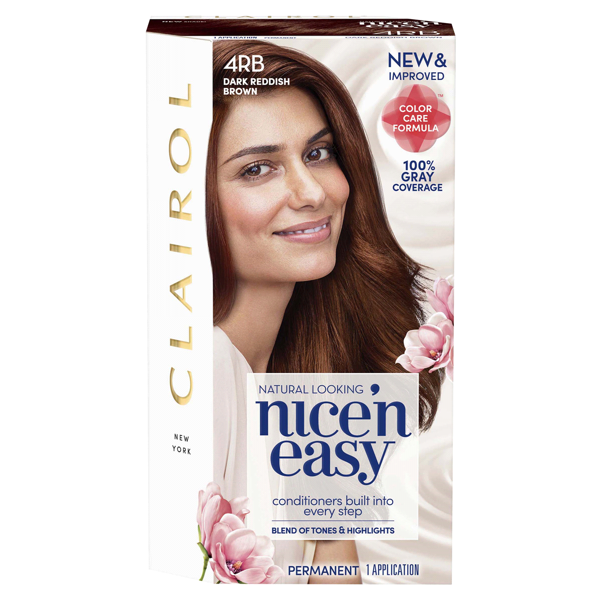 slide 1 of 5, Clairol Nice N Easy 4rb Dark Reddish Brown , 1 ct